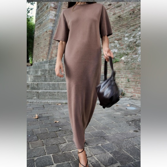 Zara Dresses & Skirts - WASHED INTERLOCK DRESS